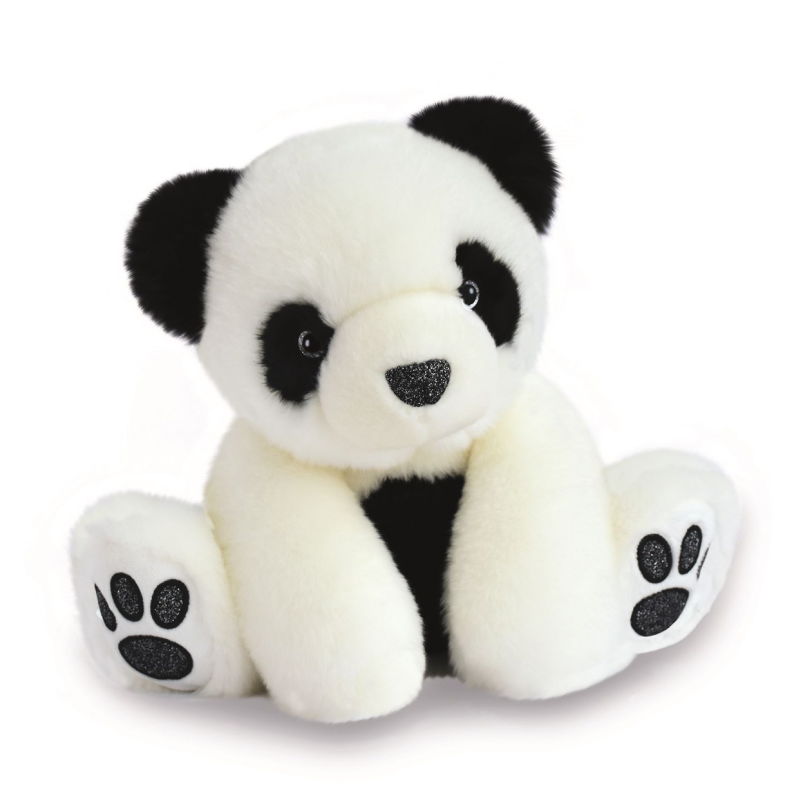  so chic soft toy white panda 17 cm 